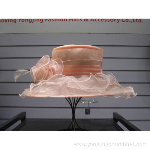 Fashionable Women's Organza Horse-Racing Dress Hats